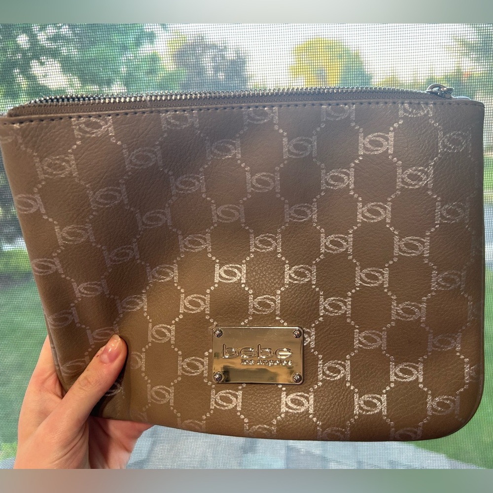 bebe Los Angeles Wristlet Clutch